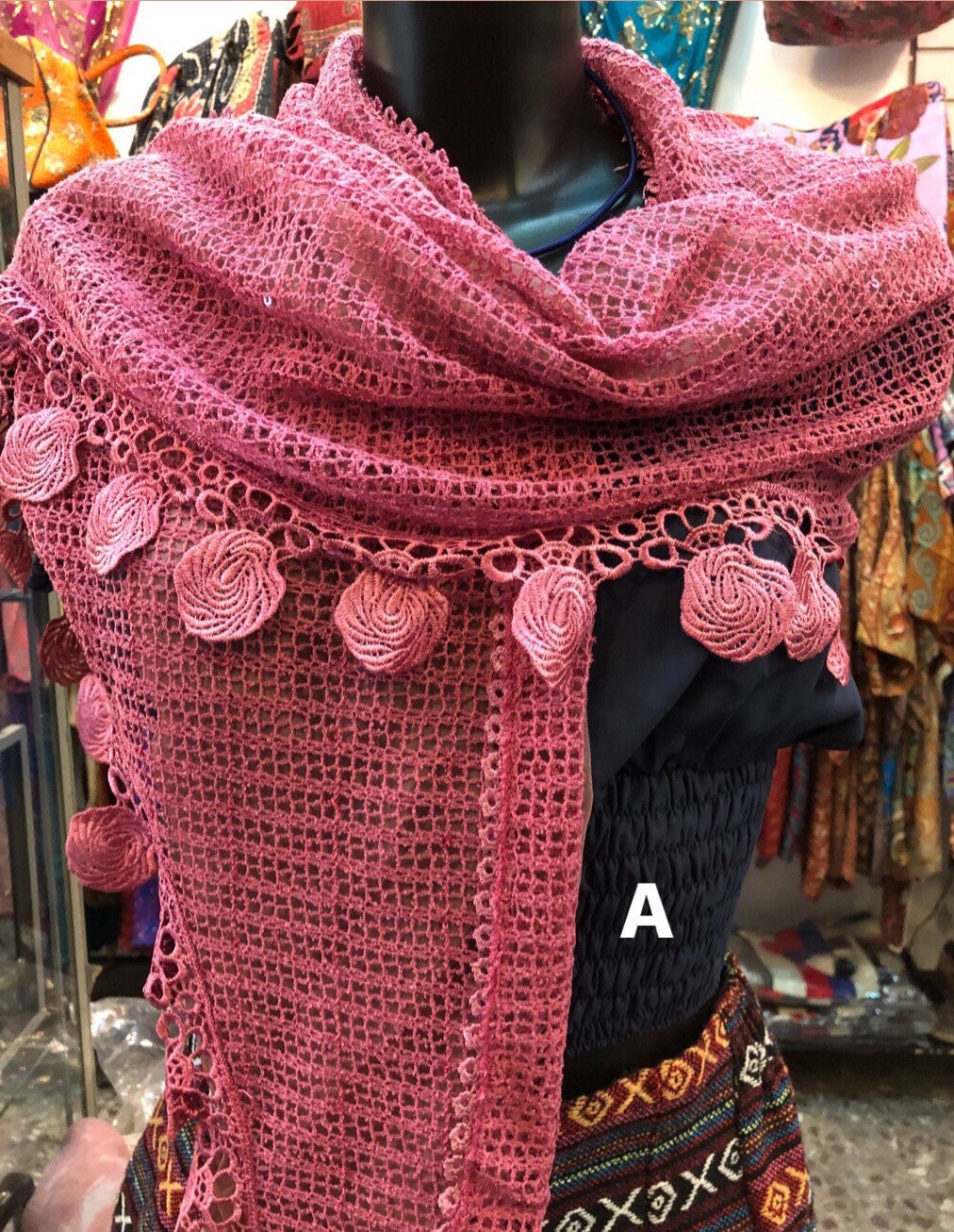 Schal Chiffon Und Raster Schal Chiffon Und Raster von mandalacinco