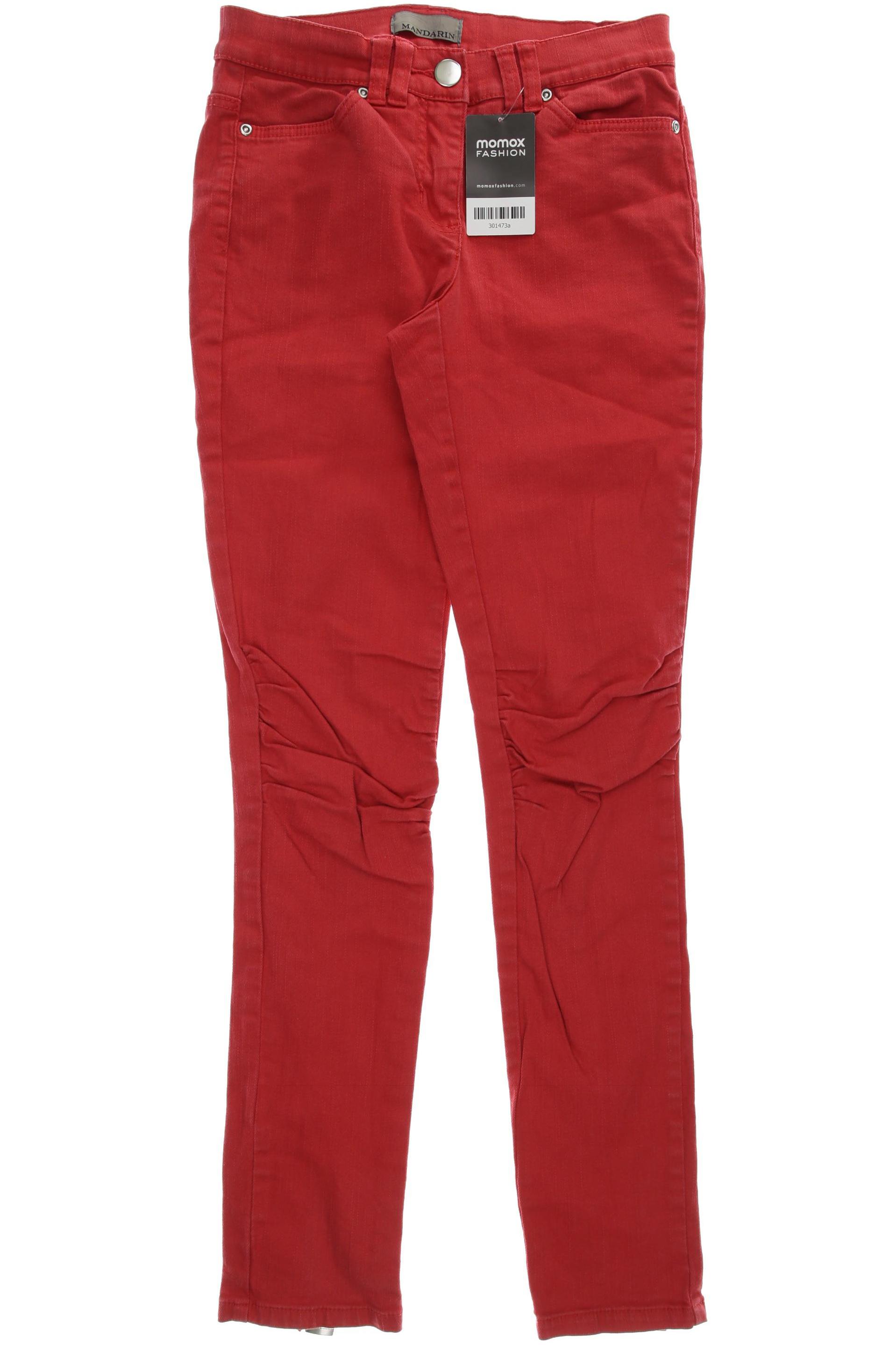 Mandarin Damen Jeans, rot von mandarin