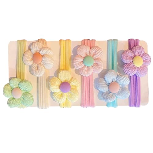 manhegari Mädchen Haargummis - 6 Stück Nahtlose Haarbänder,Styling Accessoires für Pferdeschwanz Halter für Dünne Lockige Dicke Haare Kinder Teenager,Für Dünnes & Dickes Lockiges Haar von manhegari