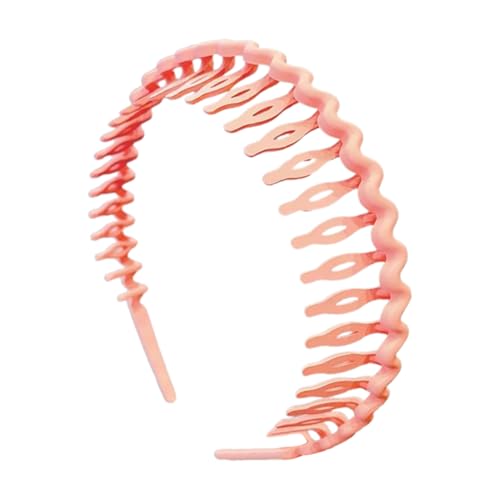 manhegari Zahn-Haarband - Rutschfestes Kunstharz Headband Für Damen - Schlanker Rutschfester Haarband Modischer Haarschmuck Für Sport Zuhause Reise von manhegari