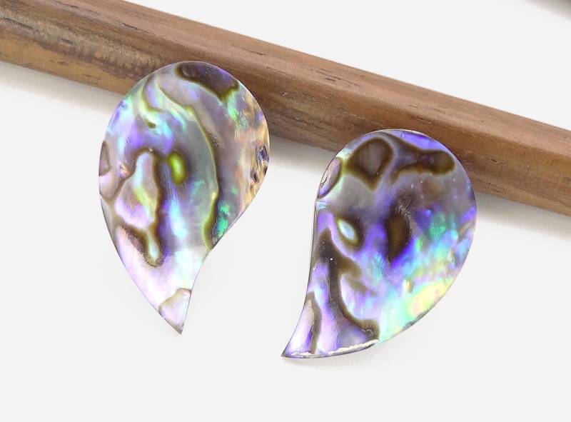 Paua Ohrstecker - Shell Stud Earrings von manihikishop