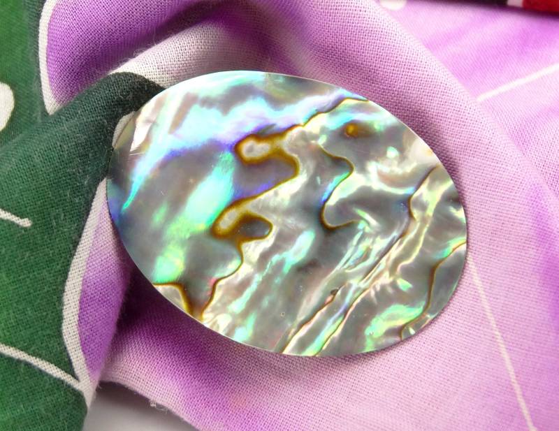 Paua Schalclip - Paua Shell Scarf Clip von manihikishop