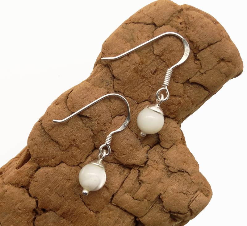 Perlmutt Ohrhänger - Mother Of Pearl Earrings von manihikishop