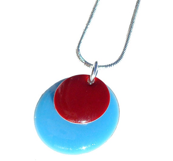 Emaille-Kuppel-Anhänger Emaille-Kuppel-Anhänger von mannmadedesigns