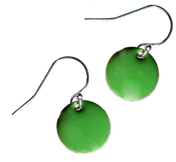 Emaille Und Silber Ohrringe Emaille Und Silber Ohrringe von mannmadedesigns