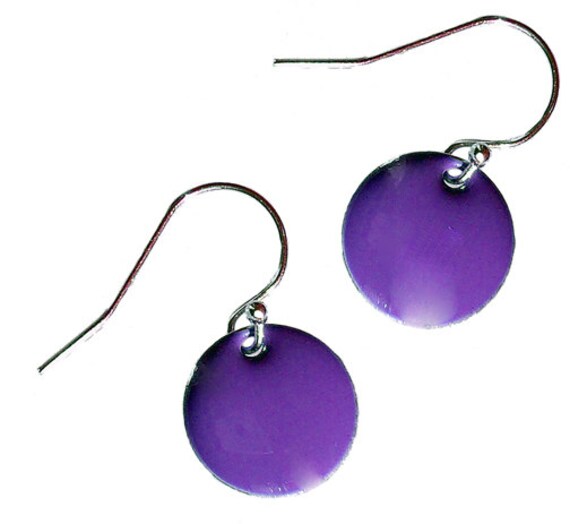 Emaille Und Silber Ohrringe Emaille Und Silber Ohrringe von mannmadedesigns