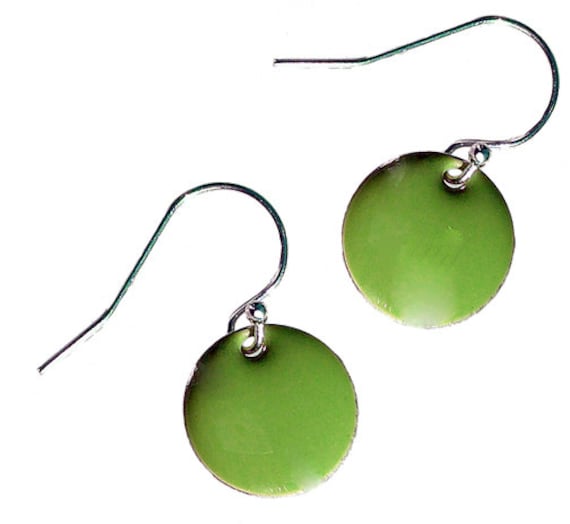 Emaille Und Silber Ohrringe Emaille Und Silber Ohrringe von mannmadedesigns