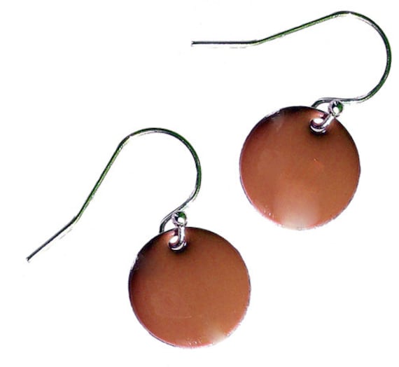 Emaille Und Silber Ohrringe Emaille Und Silber Ohrringe von mannmadedesigns