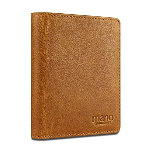 mano Don Pietro Geldbörse mit Klappe Leder - Portemonnaie Herren Damen Hochformat Cognac - Geldbeutel Portmonee Wallet Brieftasche Portmonaise mano Don Pietro Geldbörse mit Klappe Leder - Portemonnaie Herren Damen Hochformat Cognac - Geldbeutel Portmonee Wallet Brieftasche Portmonaise von mano