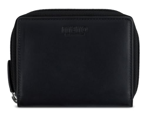 mano Don Andrea RFID Lady Zip Wallet Black mano Don Andrea RFID Lady Zip Wallet Black von mano