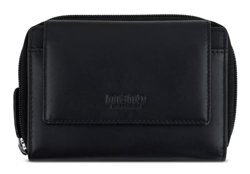 mano Don Andrea RFID Lady Zip Wallet Black von mano