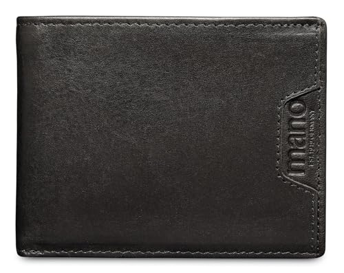 mano Don Marco Mini - Geldbörse 8.3 cm schwarz von mano
