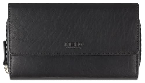 mano Don Simon - Damengeldbörse 18 cm schwarz von mano