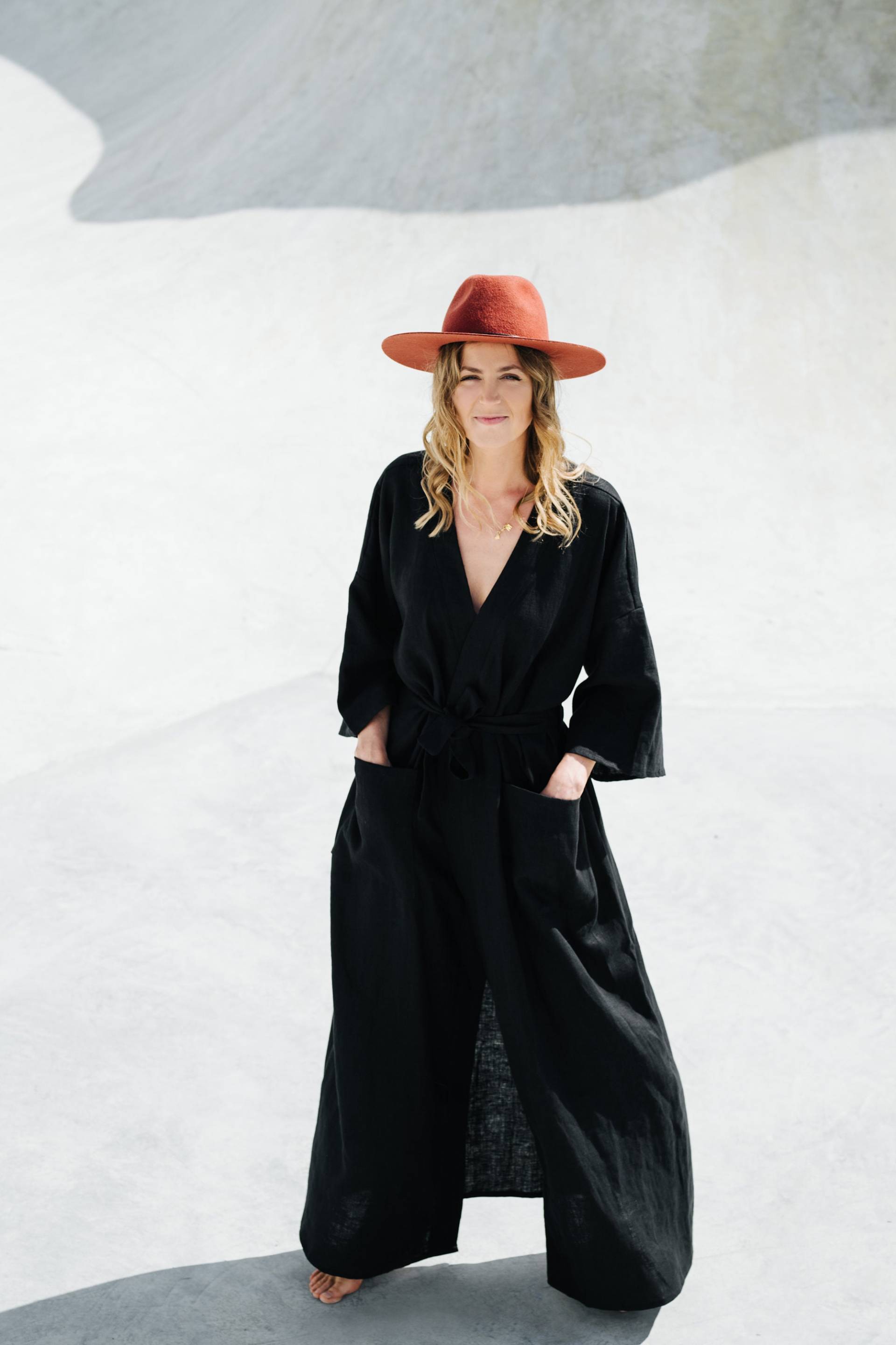 Brooklyn Kimono, Leinen Leinenmantel, Damen Herren Kimono von mantaikotai