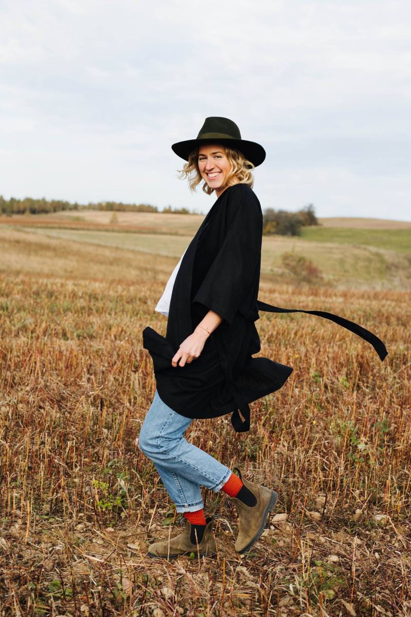 Leinen Kimono - Aus von mantaikotai