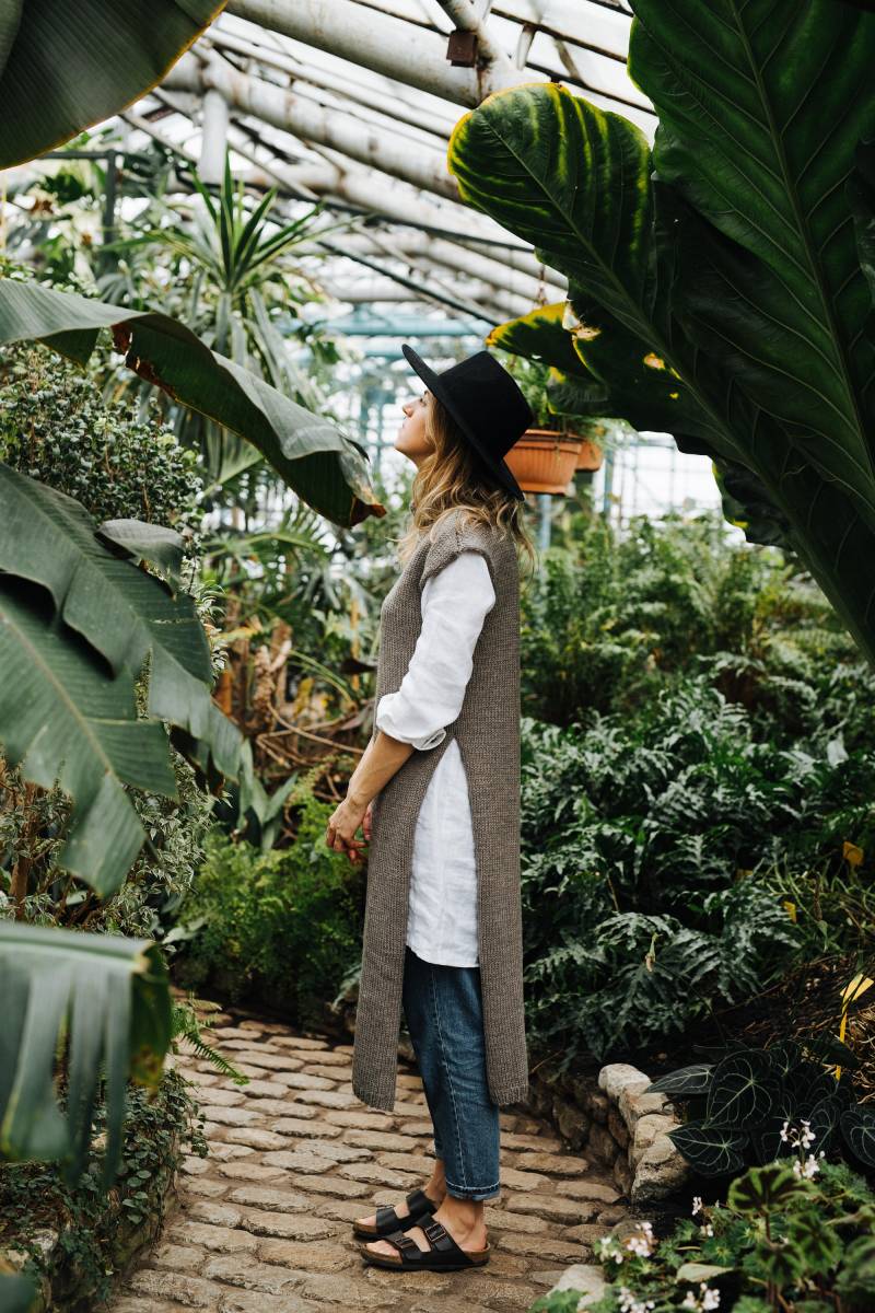 Texas Weste, Lange Wollpullover, Boho Pullover, Braunpullover, Wolle Rollkragen, Winter Hand Gestrickte Pullover von mantaikotai