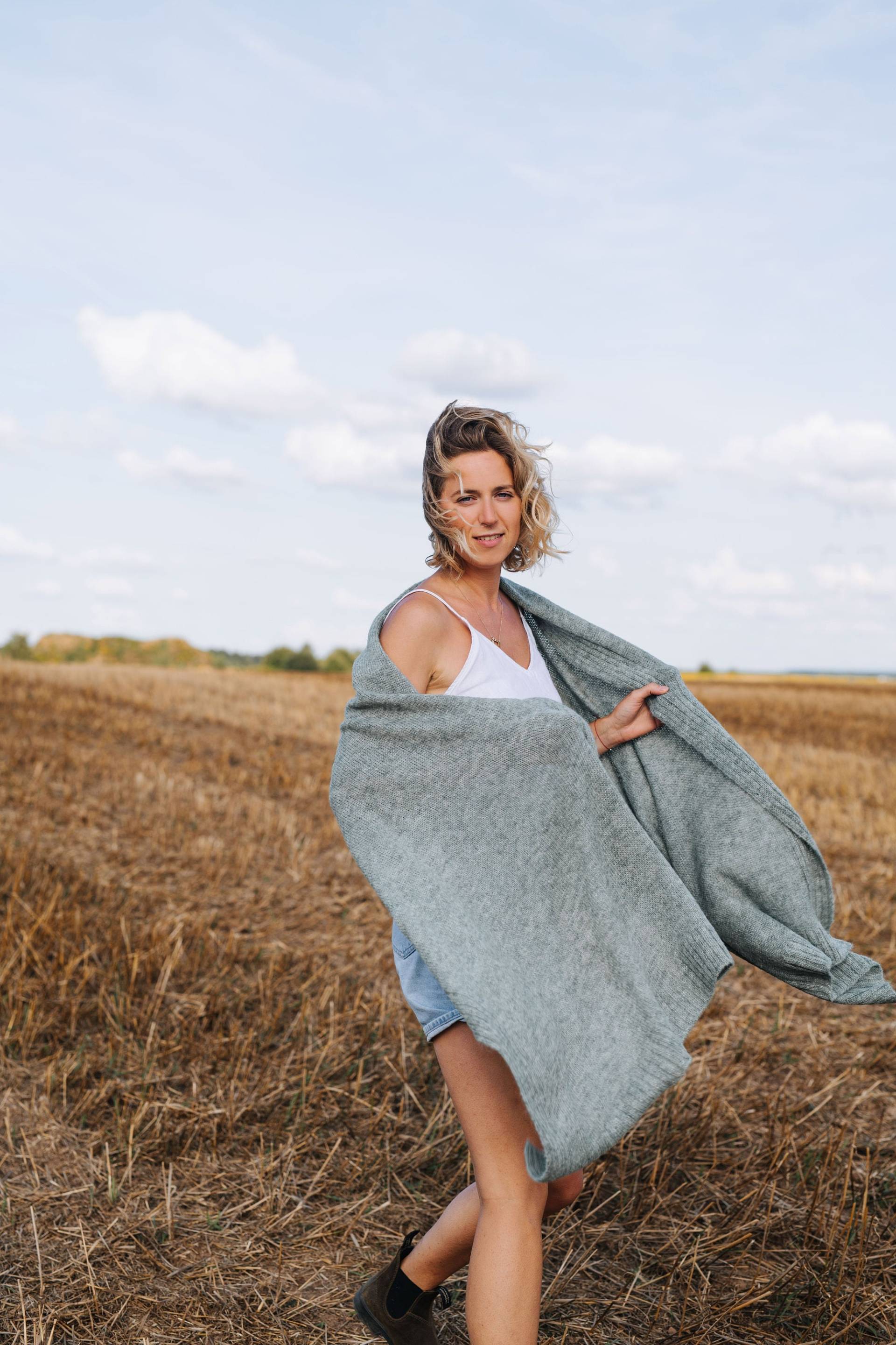 Weihnachtsschal - Großer Wollschal Winter Wollschal Seidenschal Weicher Alpaka Schal Gestrickter Kuschelige Wolldecke Handarbeit von mantaikotai