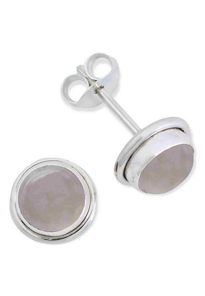 mantraroma Paar Ohrstecker SARALA rund klein aus 925 Silber mit Rosenquarz (Paar, Paar Ohrringe mit Schmuckbeutel), 925 Sterling Silber Ohrringe für Damen mantraroma Paar Ohrstecker SARALA rund klein aus 925 Silber mit Rosenquarz (Paar, Paar Ohrringe mit Schmuckbeutel), 925 Sterling Silber Ohrringe für Damen von mantraroma