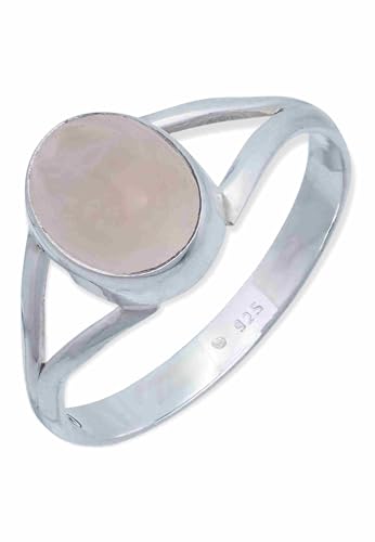 mantraroma Silber Ring Damen 925 Rosenquarz Edelstein rosa schlicht modern mantraroma Silber Ring Damen 925 Rosenquarz Edelstein rosa schlicht modern von mantraroma