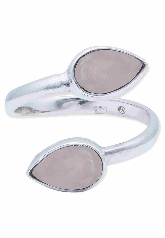 mantraroma Silberring (Ring mit Schmuckbeutel), Damenring aus 925er Silber von mantraroma