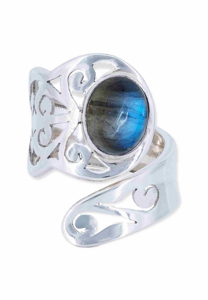 mantraroma Silberring (Ring mit Schmuckbeutel), Damenring aus 925er Silber von mantraroma