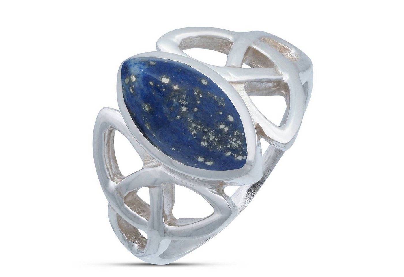 mantraroma Silberring 925er Silber mit Lapis Lazuli von mantraroma