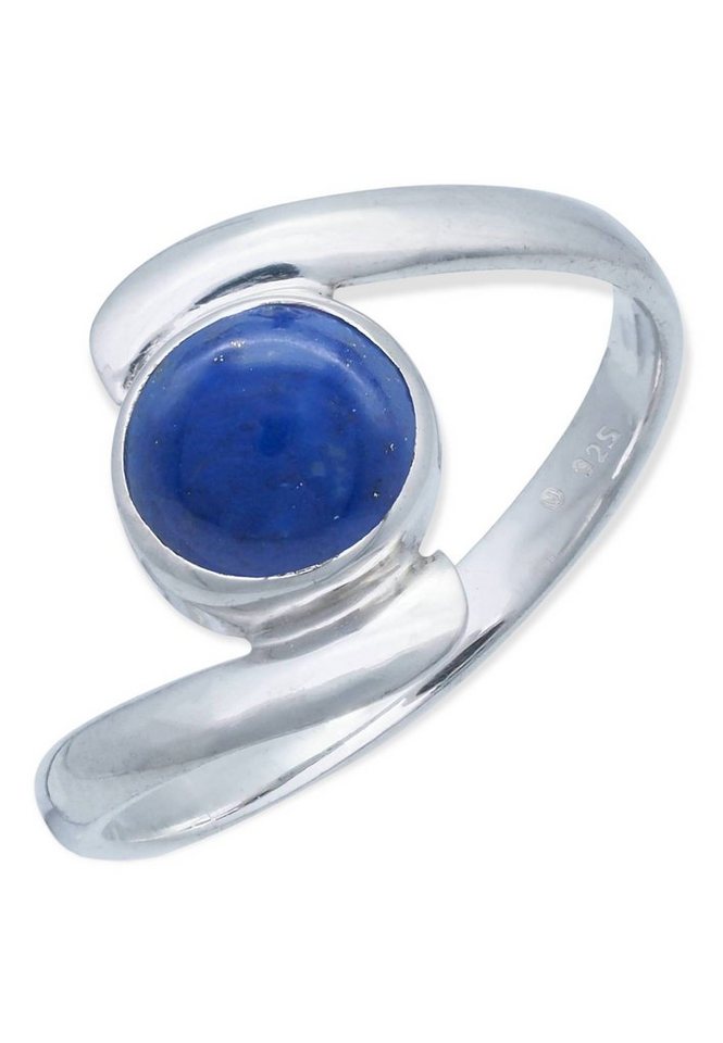 mantraroma Silberring 925er Silber mit Lapis Lazuli von mantraroma