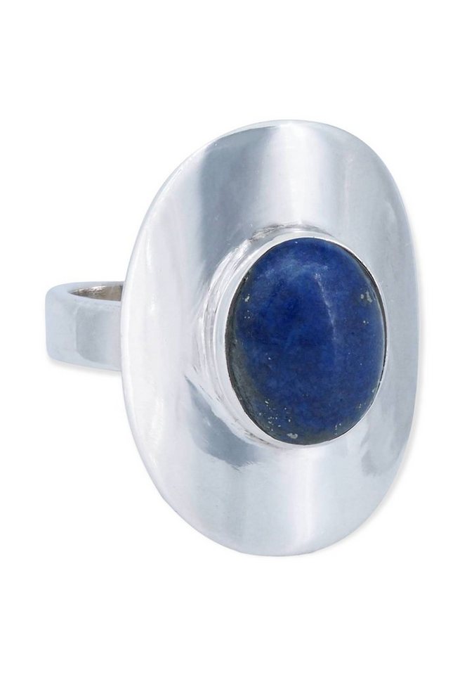 mantraroma Silberring 925er Silber mit Lapis Lazuli von mantraroma