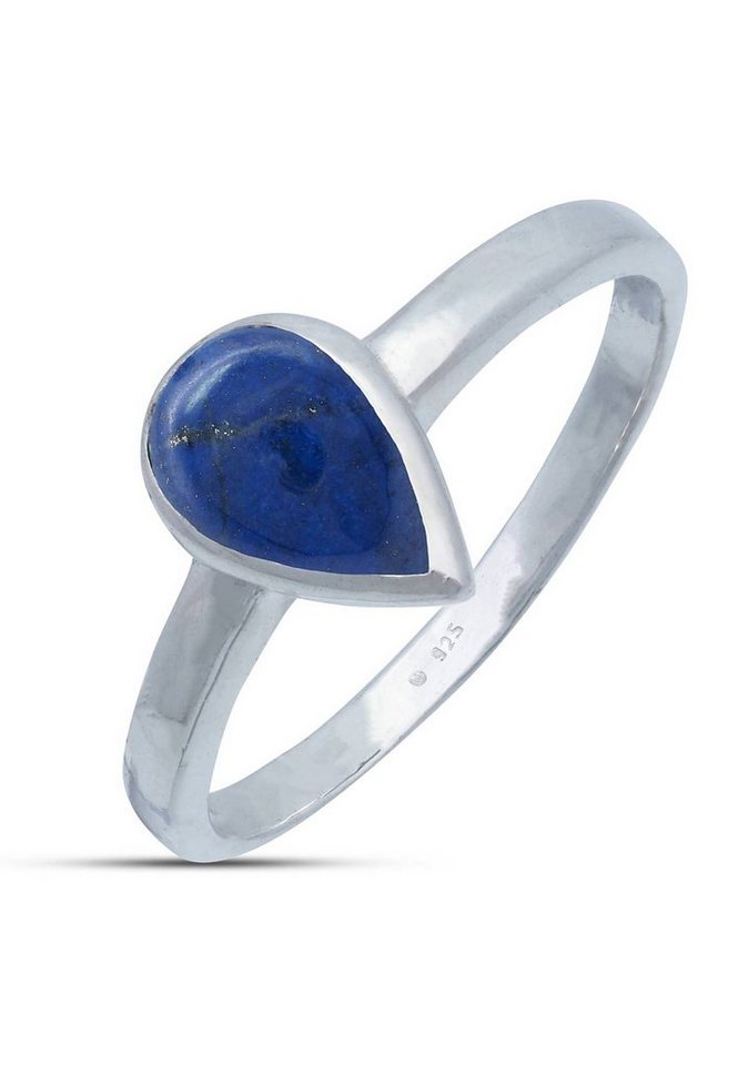 mantraroma Silberring 925er Silber mit Lapis Lazuli von mantraroma