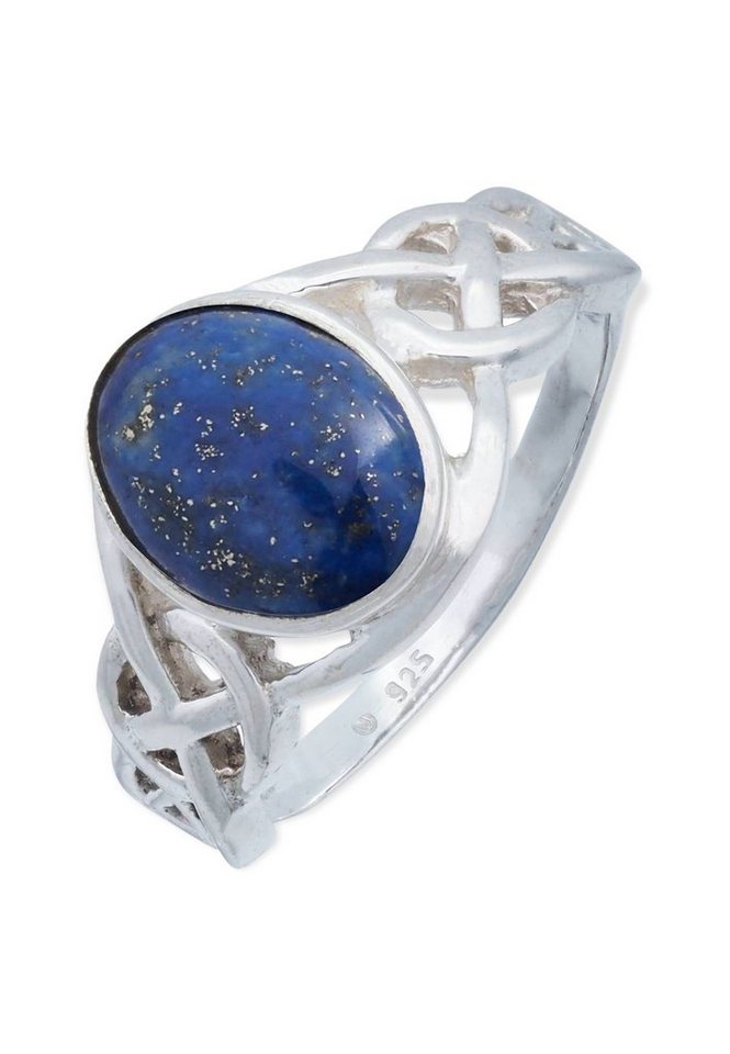 mantraroma Silberring 925er Silber mit Lapis Lazuli von mantraroma