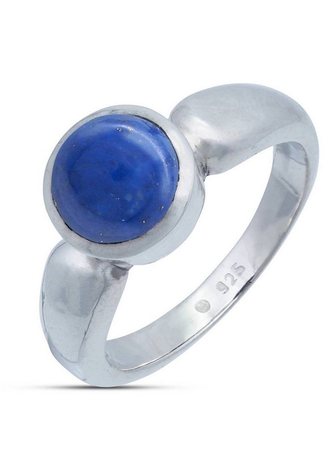 mantraroma Silberring 925er Silber mit Lapis Lazuli von mantraroma