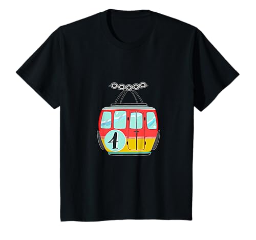 Kinder Seilbahn Gondel für den 5. Geburtstag T-Shirt von manu malt mal wieder