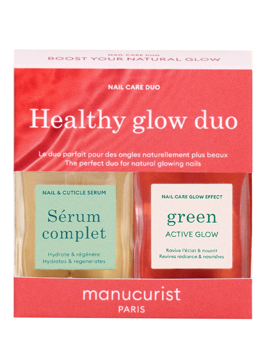 Manucurist Healthy Glow Duo Nagellack-Set 30 ml von manucurist