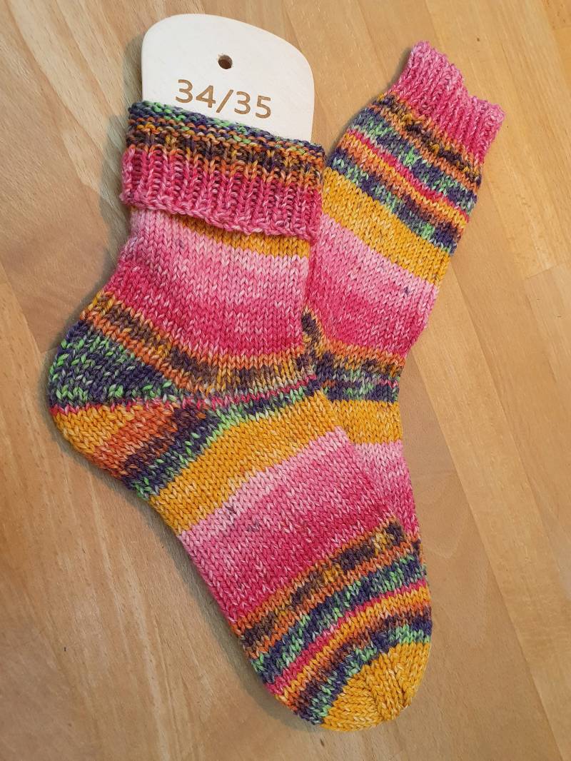 Dickere Socken, Gr. 34/35, Handgestrickt Dickere Socken, Gr. 34/35, Handgestrickt von manufaktursula