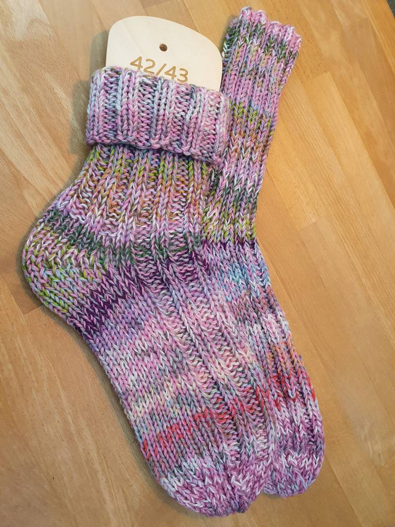 Superdicke Socken Gr. 42/43, Handgestrickt Superdicke Socken Gr. 42/43, Handgestrickt von manufaktursula