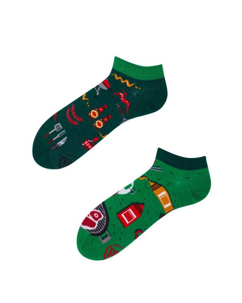 many mornings - Socken - BBQ Time grün von many mornings