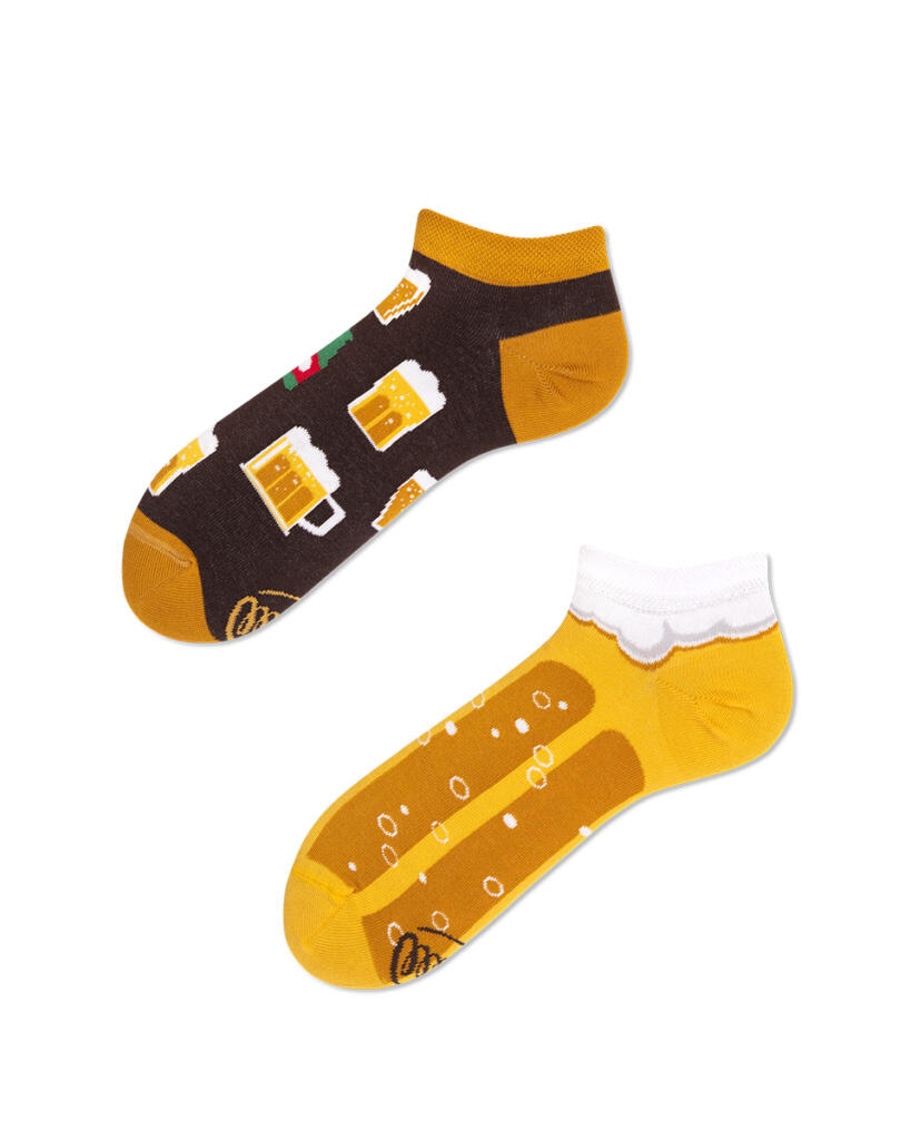 many mornings - Socken CRAFT BEER LOW gelb/braun von many mornings
