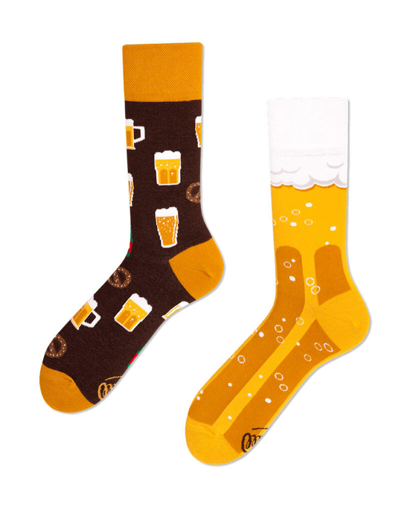 many mornings - Socken CRAFT BEER gelb/braun von many mornings