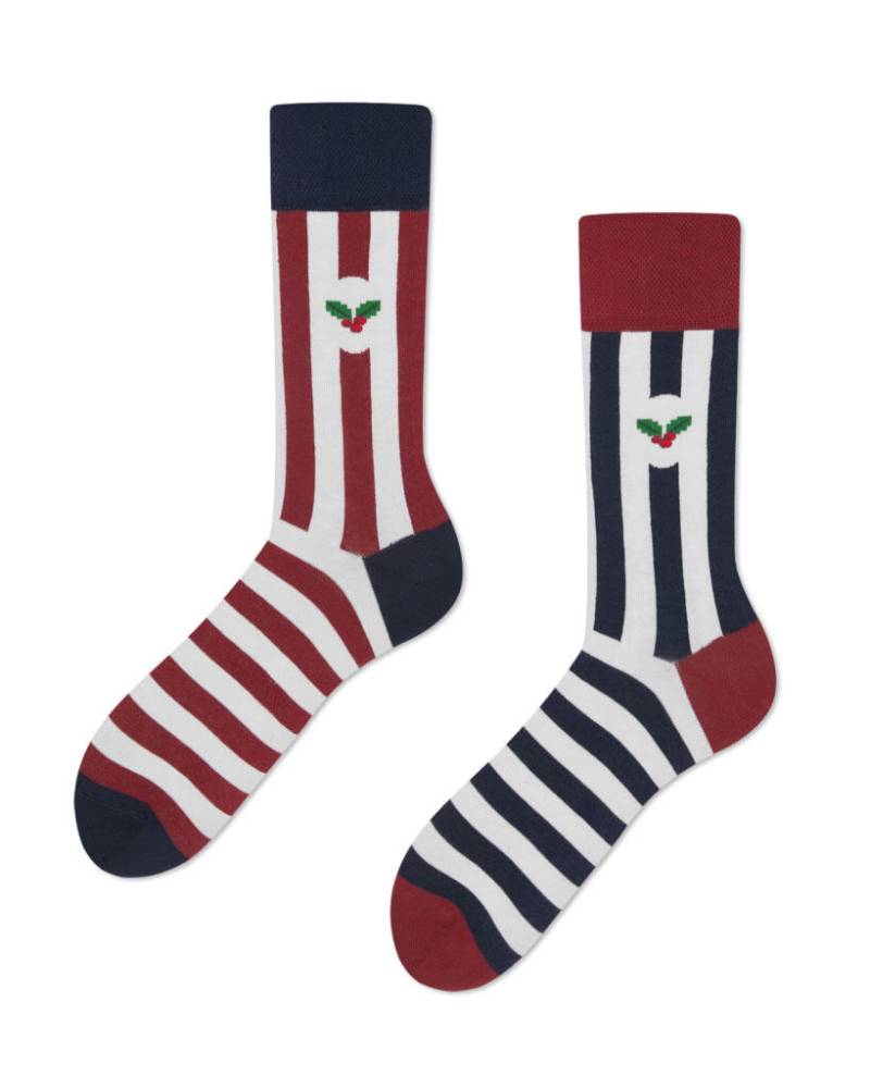 many mornings - Socken - Classy Xmas blau/rot von many mornings