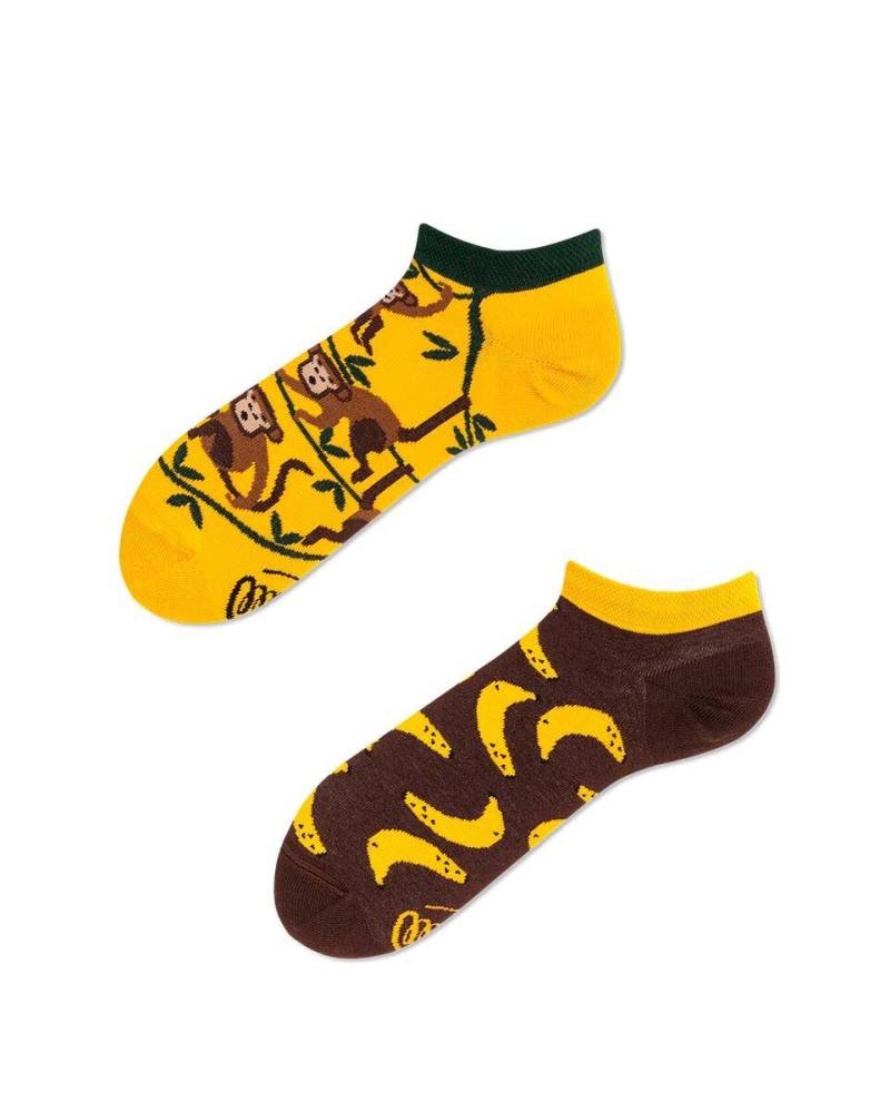 many mornings - Socken MONKEY BUSINESS gelb/braun von many mornings