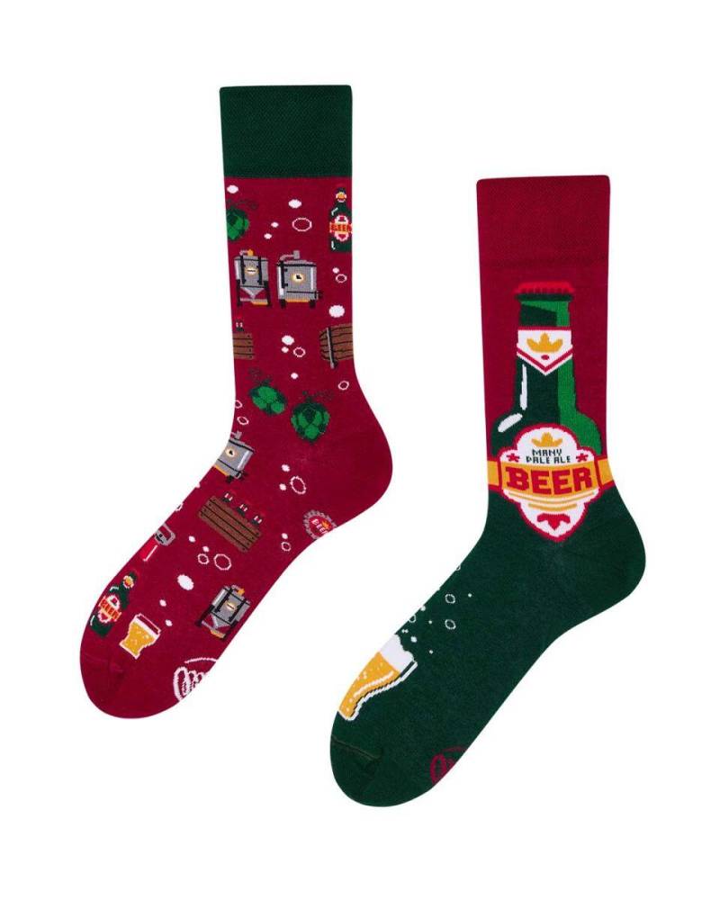 many mornings - Socken - Many Pale Ale rot von many mornings