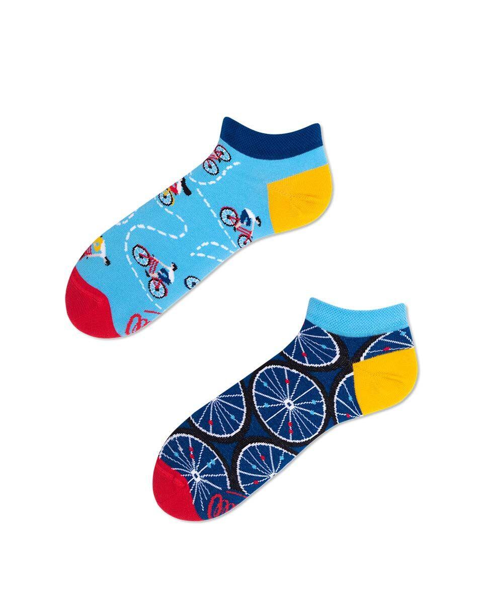 many mornings - Socken THE BICYCLES rot/blau von many mornings