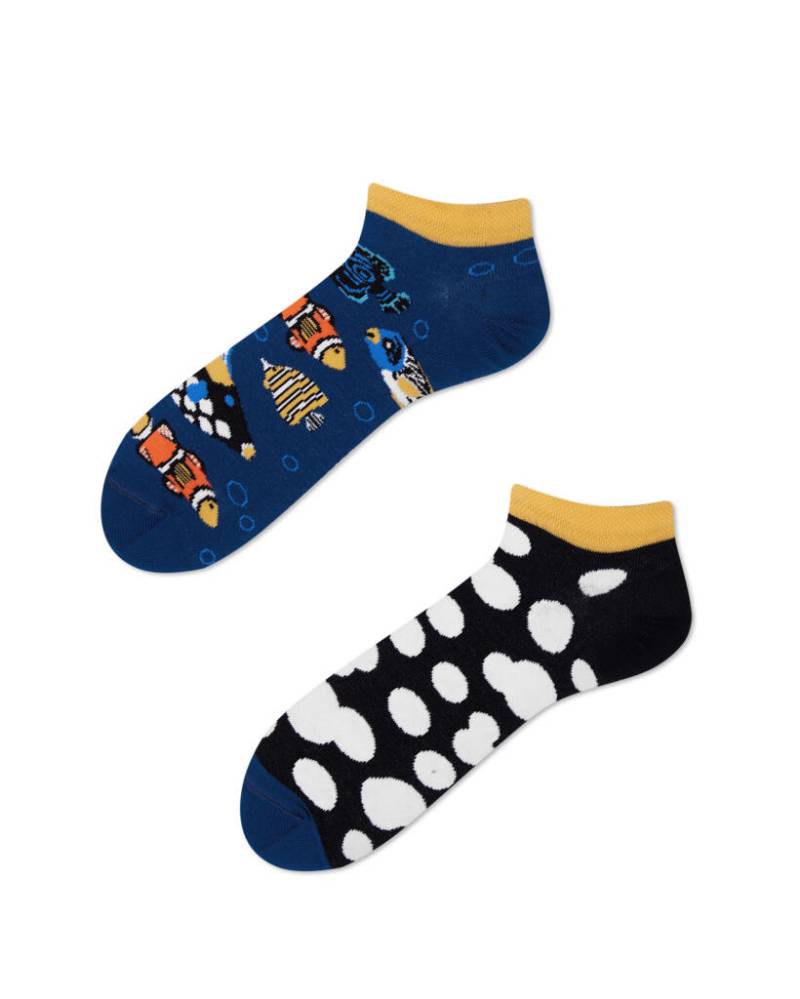 many mornings - Socken - Tropical Fish blau/gelb von many mornings