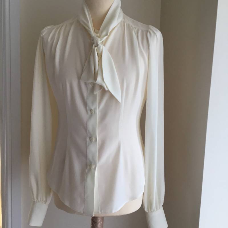 Die Reproduktion-Bluse Der Damen 1940 | Montiert von mapledoram