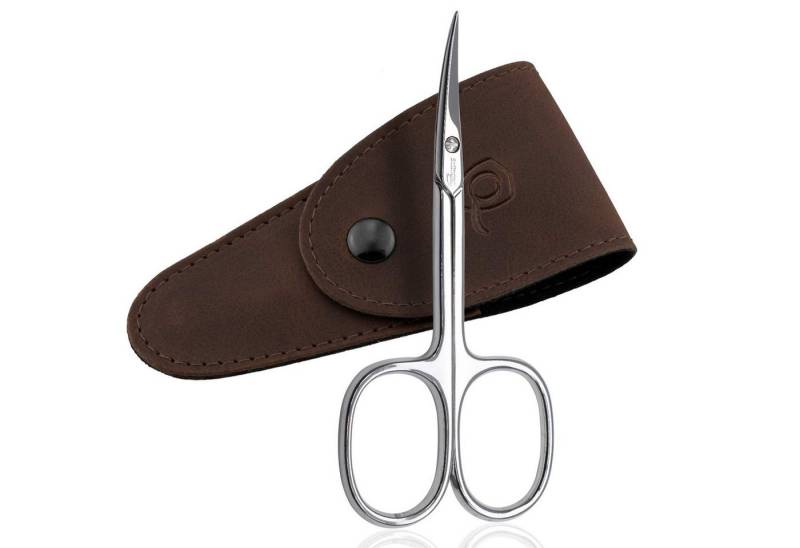 marQus Hautschere aus Solingen - Extra scharf mit gebogener Schneide, Inkl. Nagelscheren Etui - Fingernagel Schere und Nagelhautschere von marQus