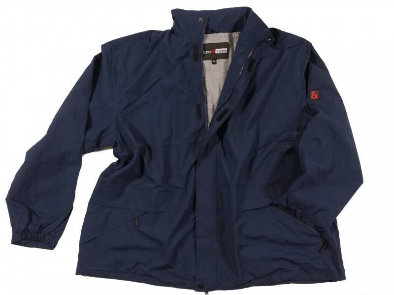 marc & mark Regenjacke Funktions Regenjacke in Herrenübergröße bis 12XL, blau von marc & mark