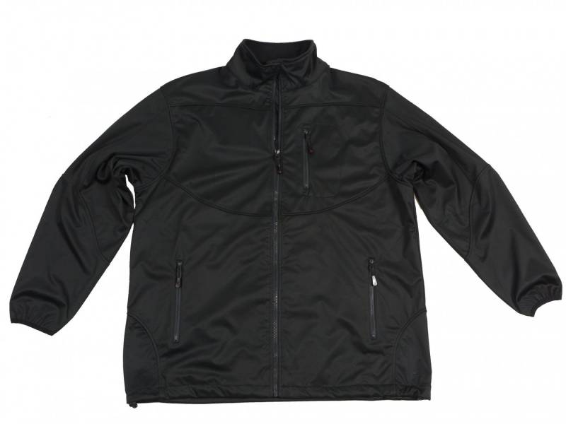 marc & mark Softshelljacke Bi-elastische Softshell-Jacke in schwarz von marc & mark