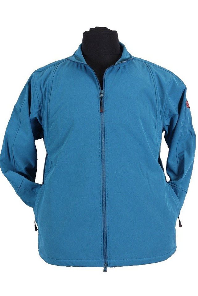 marc & mark Softshelljacke Softshell-Jacke Arosa in Übergrößen bis 10XL petrol von marc & mark
