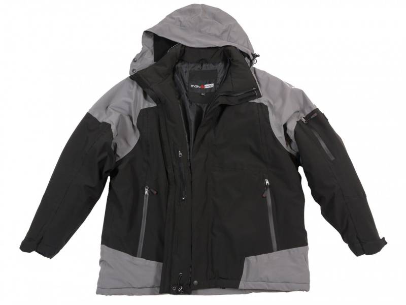 marc & mark Winterjacke Leichte Funktions- Winterjacke in Übergrößen, anthrazit von marc & mark