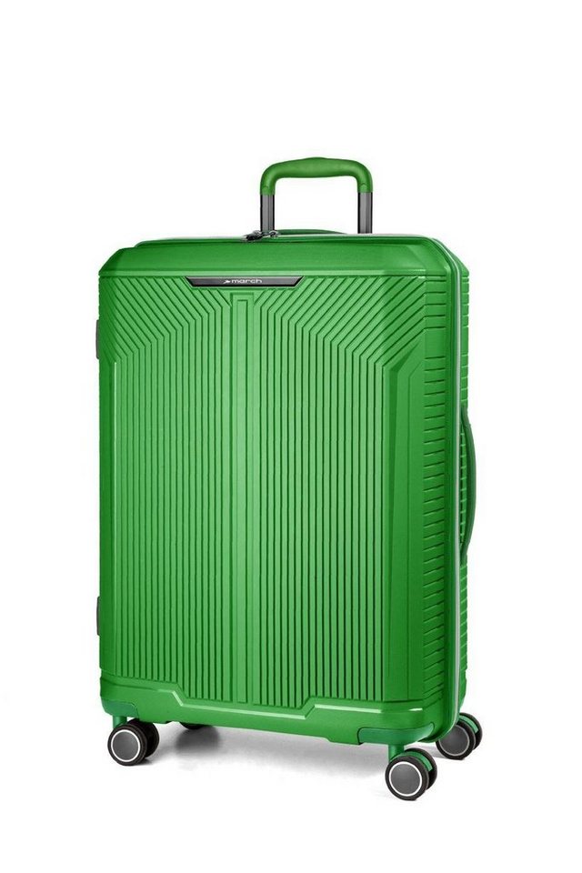 march Handgepäckkoffer March Fjord S Appelgreen Metal Koffer von march